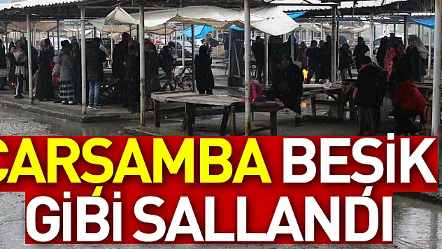 ÇARŞAMBA BEŞİK GİBİ SALLANDI