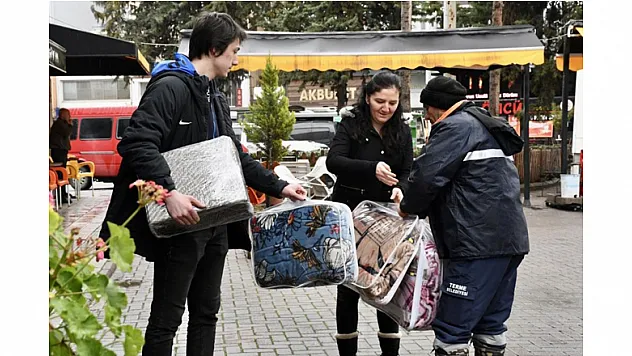 Terme depremzedeler için tek yürek