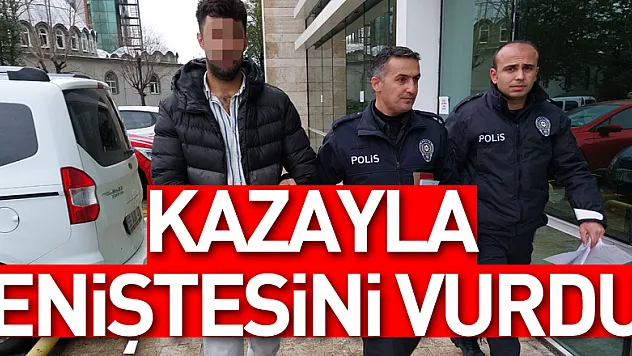 Otomobilin içinde kazayla eniştesini vurdu