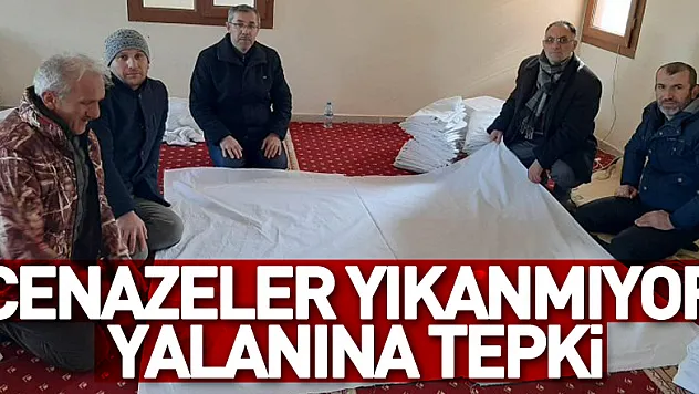 Cenazeler Yıkanmıyor Yalanına Tepki