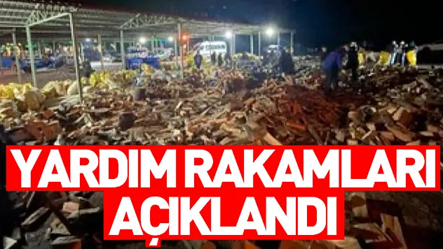 Samsun'dan deprem bölgelerine 359 tır yardım