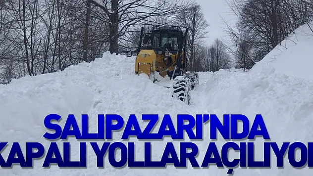 Salıpazarı'nda Kapalı Yollar Açılıyor