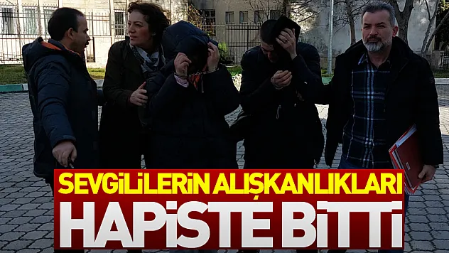 Cezaevinden yeni çıkan sevgililer yine hırsızlık suçundan tutuklandı