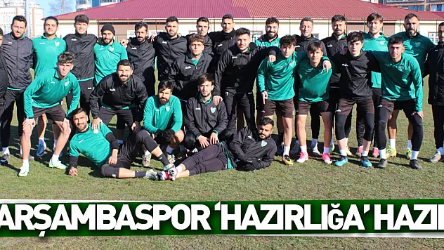 ÇARŞAMBASPOR 'HAZIRLIĞA' HAZIR!