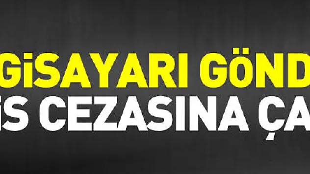 İnternetten sattığı bilgisayarı göndermeyince 3 yıl hapis cezasına çarptırıldı