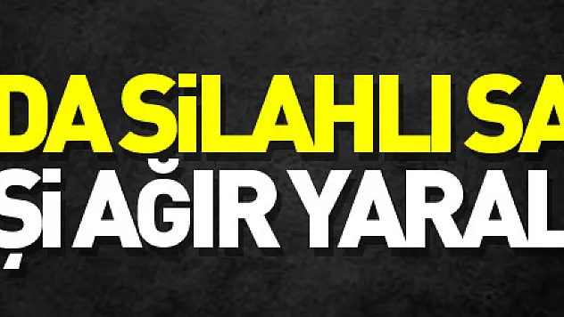 Samsun'da silahlı saldırıda bir kişi ağır yaralandı
