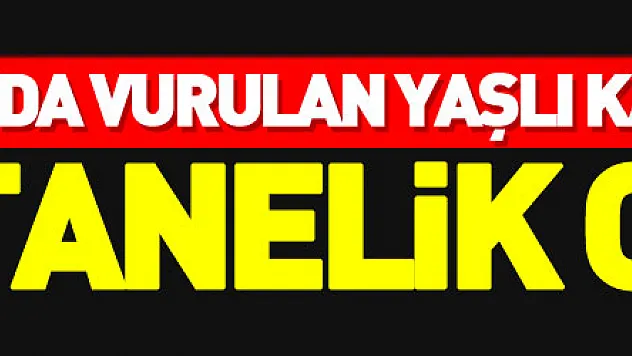 Balkonda vurulan yaşlı kadın hastanelik oldu