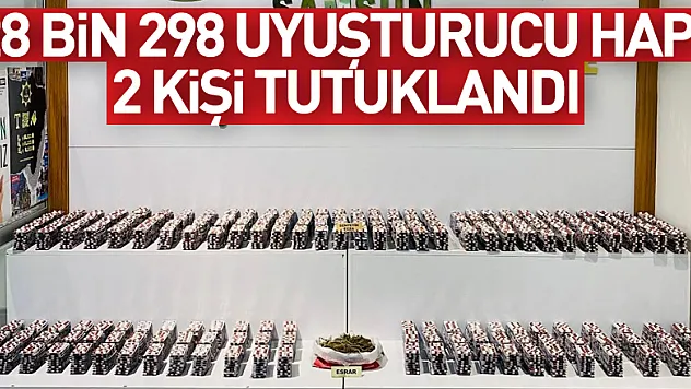 Samsun'da 28 bin 298 uyuşturucu hap ele geçirildi: 2 kişi tutuklandı