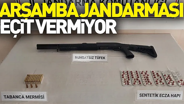 Çarşamba Jandarması geçit vermiyor