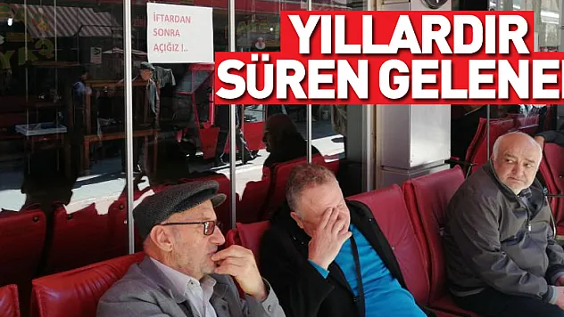 Yıllardır süren gelenek