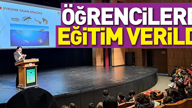 Öğrencilere eğitim verildi