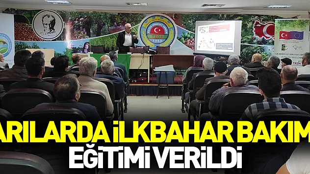 Salıpazarı'nda arı yetiştiricilerine arılarda ilkbahar bakımı eğitimi verildi