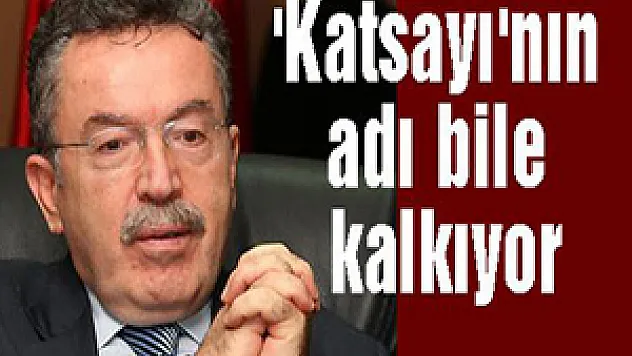 'Katsayı'nın adı bile kalkıyor