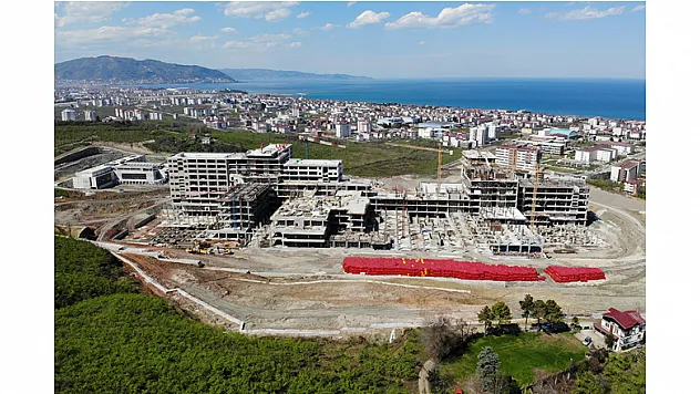 Ordu Şehir Hastanesi'nin yüzde 85'i tamamlandı
