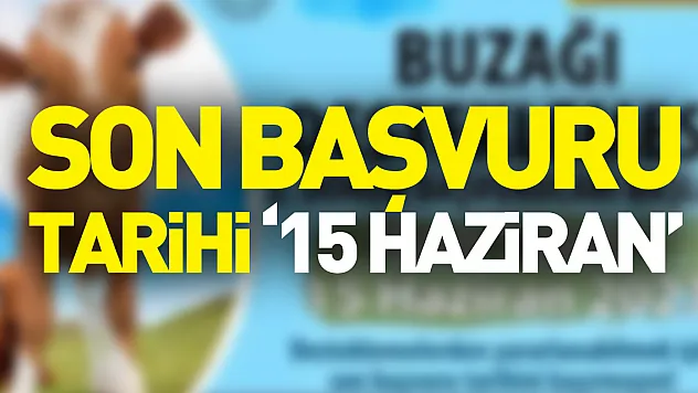 Son Başvuru Tarihi '15 Haziran'