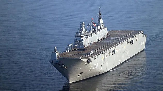 Türkiye'nin en büyük savaş gemisi teslimata hazır