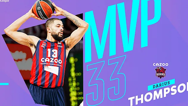 THY Euroleague'de 33. haftanın MVP'si Darius Thompson