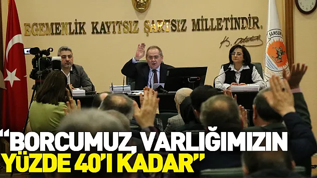 Başkan Demir: 'Borcumuz, varlığımızın yüzde 40'ı kadar'