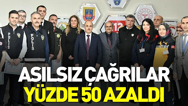 112'deki asılsız çağrılar yüzde 50 azaldı