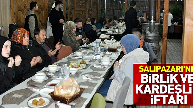 Salıpazarı'nda birlik ve kardeşlik iftarı