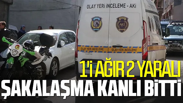 Tabanca ile şakalaşma kanlı bitti: 1'i ağır 2 yaralı