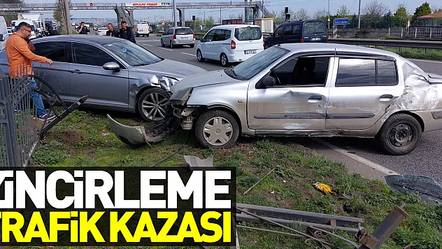 Samsun'da zincirleme trafik kazası: 1 yaralı