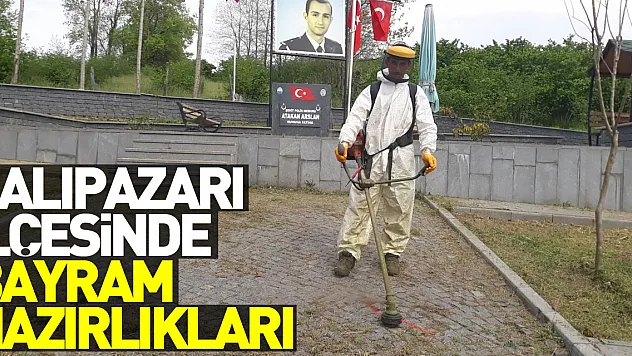 Salıpazarı ilçesinde bayram hazırlıkları