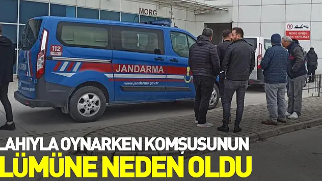 Silahıyla oynarken 19 yaşındaki gencin ölümüne neden oldu