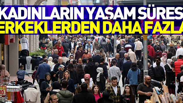 Samsun'daki kadınların yaşam süresi erkeklerden 6,2 yaş daha fazla