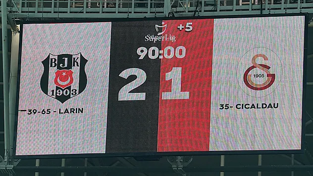 Beşiktaş evinde Galatasaray'a kaybetmiyor