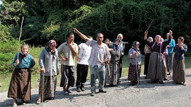 Mahallelinin taş ocağı tepkisi