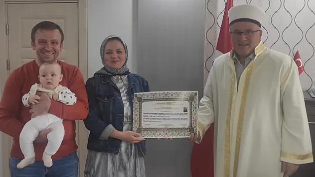 Samsun'da yaşayan Rus kadın Müslüman oldu