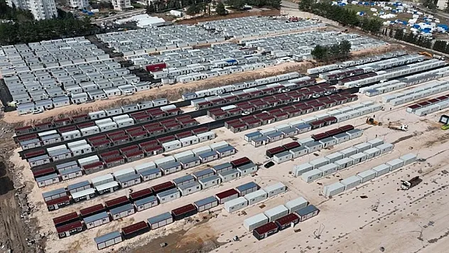 Adıyaman'daki konteyner kentlere 24 bin depremzede yerleştirildi