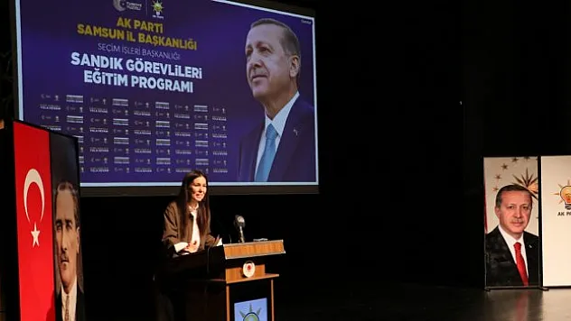 AK Parti'li Karaaslan, Samsun'da Sandık Kurulu Müşahit Eğitimi Toplantısı'na katıldı: