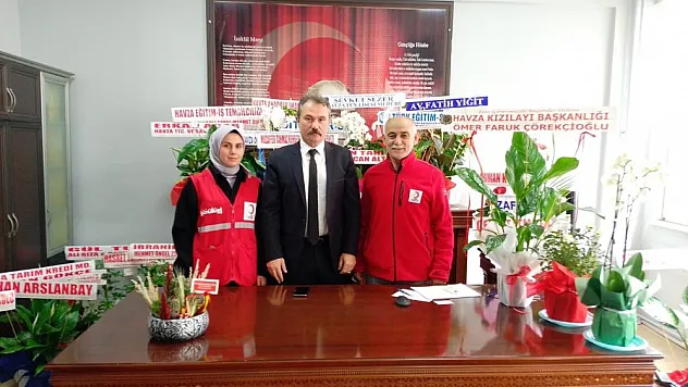 Türk Kızılayı Havza Koordinatörlüğünden hayırlı olsun ziyareti