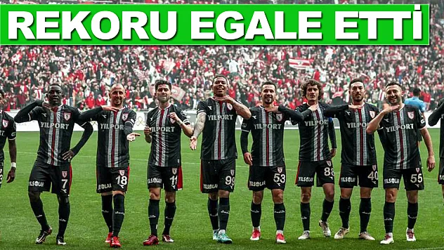 Samsunspor, 1. Lig'in puan rekorunu egale etti