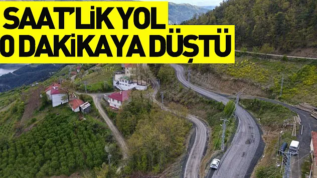 2 saatte gidilen yol 50 dakikaya düştü