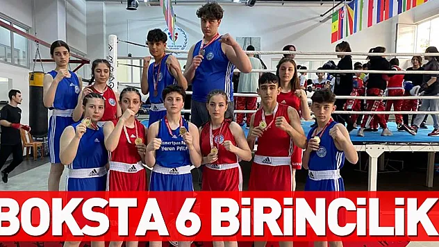 Salıpazarılı sporcular boksta 6 birincilik kazandı