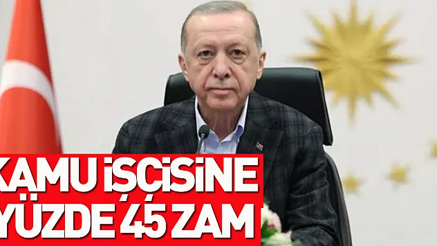 Kamu işçisinin zam oranı açıklandı