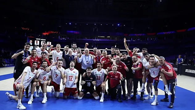 A Milli Erkek Voleybol Takımı, tarihinde ilk kez Milletler Ligi'nde çeyrek finalde