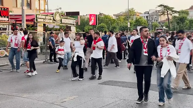 A Milli Futbol Takımı'nın Kuzey Makedonya ile oynadığı maça ilgi yoğun