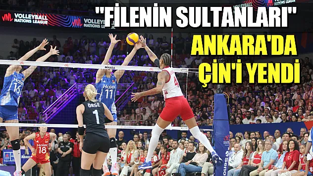 A Milli Kadın Voleybol Takımı Çin'i mağlup etti