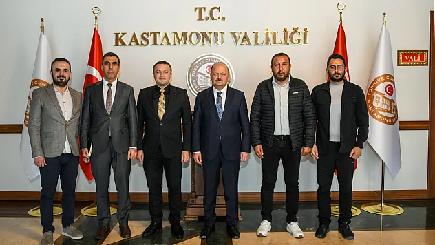 AA Samsun Bölge Müdürü Demir'den Kastamonu Valisi Dallı'ya ziyaret