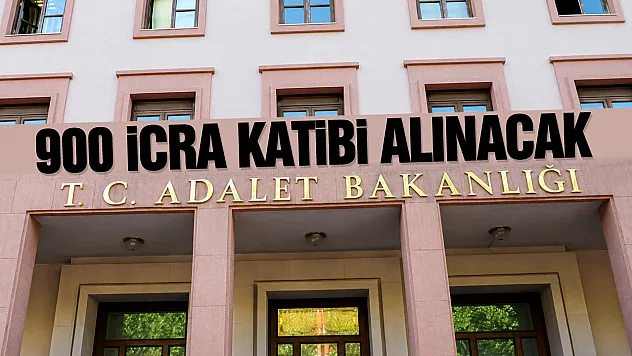 Adalet Bakanlığı'ndan 900 Sözleşmeli İcra Katibi Alımı