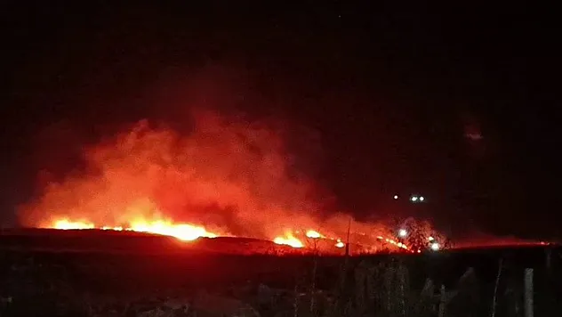 Adıyaman'da çıkan yangın evlere sıçramadan söndürüldü