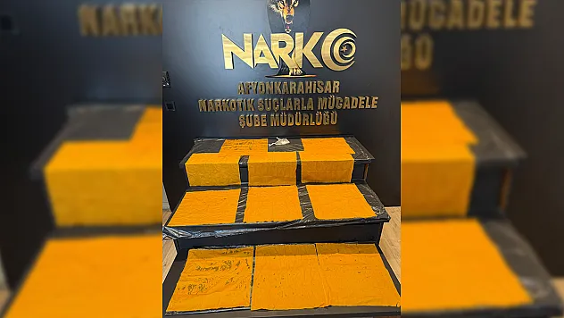 Afyonkarahisar'da uyuşturucu operasyonu: 17 bin 600 kullanımlık madde ele geçirildi