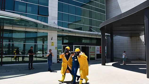 Ağız ve Diş Sağlığı Merkezi'nde yangına karşı farkındalık eğitimi