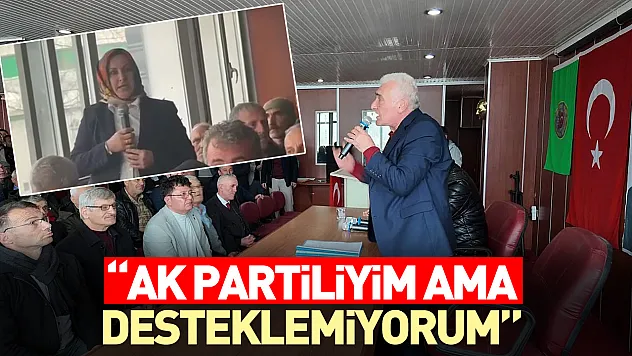 'AK Partiliyim Ama Desteklemiyorum'