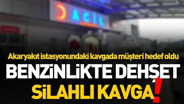 Akaryakıt İstasyonunda Silahlı Kavga: 1 Yaralı