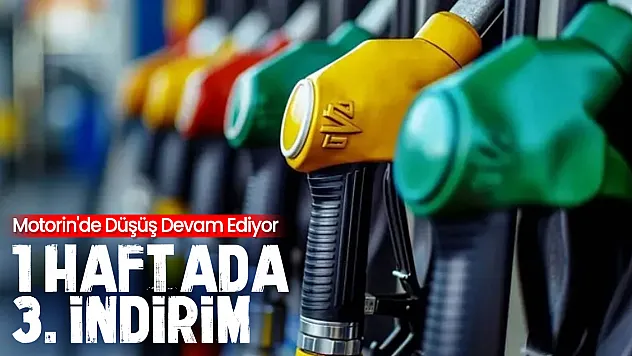 Akaryakıtta düşüş sürüyor: Motorine yeni indirim